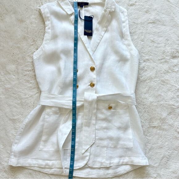 NWT!!! Rachel Roy women tank linen top size L - Picture 7 of 9